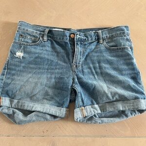 GAP 1969 Light Blue Denim Boyfriend Shorts